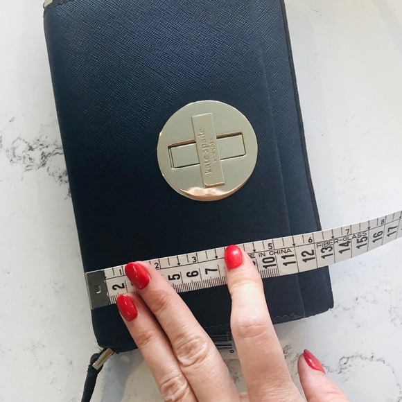 KATE SPADE midnight blue crossbody bag, Newbury Lane in Saffiano leather BNWT - Picture 12 of 14